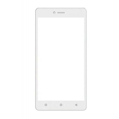 Replacement Front Glass For Zen Cinemax 4g White By - Maxbhi.com