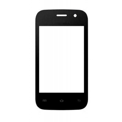 Replacement Front Glass For Maxx Genx Droid7 Ax352 Black By - Maxbhi.com