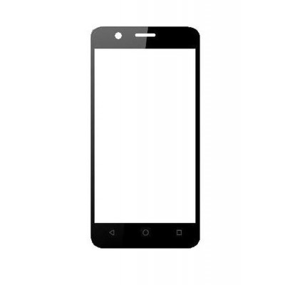 Replacement Front Glass For Hitech Amaze S2 Black By - Maxbhi.com