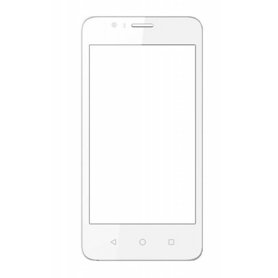 Replacement Front Glass For Hitech Amaze S2 White By - Maxbhi.com