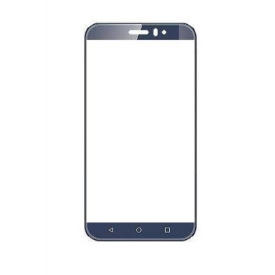 Replacement Front Glass For Ssky Y444 Black By - Maxbhi.com