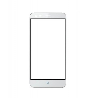 Replacement Front Glass For Zte Blade S6 Plus Silver By - Maxbhi.com