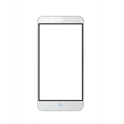 Replacement Front Glass For Zte Blade S6 Plus White By - Maxbhi.com