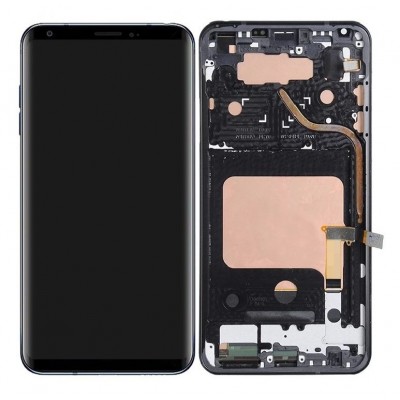 Lcd With Touch Screen For Lg V30 Plus Black By - Maxbhi Com
