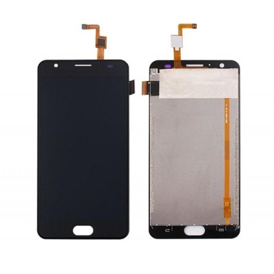 Lcd With Touch Screen For Oukitel K6000 Plus Black By - Maxbhi Com