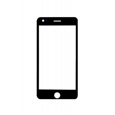 Replacement Front Glass For Elephone P6i Black By - Maxbhi.com