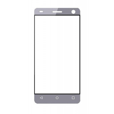 Replacement Front Glass For Hitech Air A1i Grey By - Maxbhi.com