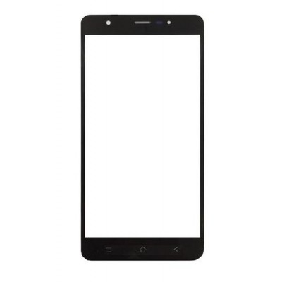 Replacement Front Glass For Blackview R6 Black By - Maxbhi.com