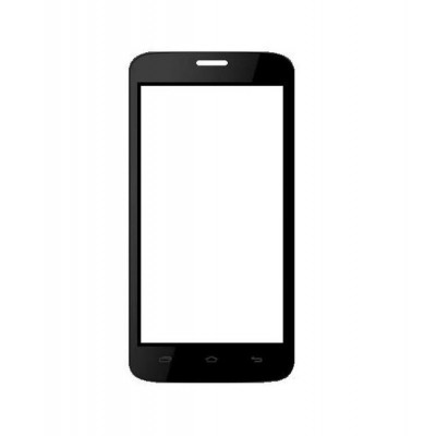 Replacement Front Glass For Sansui E53 Black By - Maxbhi.com