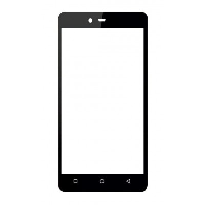 Replacement Front Glass For Sansui Horizon 1s White By - Maxbhi.com