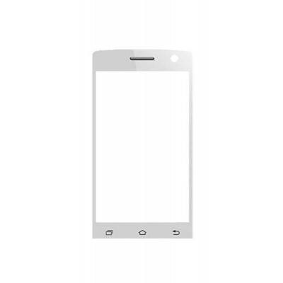 Replacement Front Glass For Videocon Infinium Z41 Lite Plus White By - Maxbhi.com