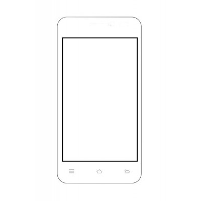 Replacement Front Glass For Mtech Ace 4 White By - Maxbhi.com