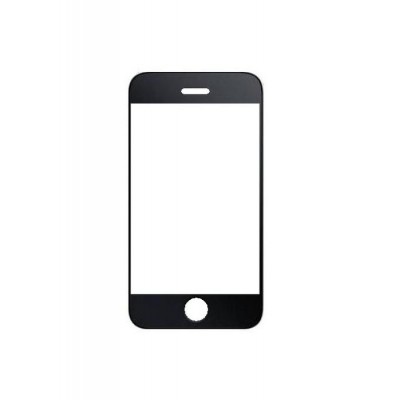 Replacement Front Glass For Gresso Mobile Iphone 3gs For Man White By - Maxbhi.com
