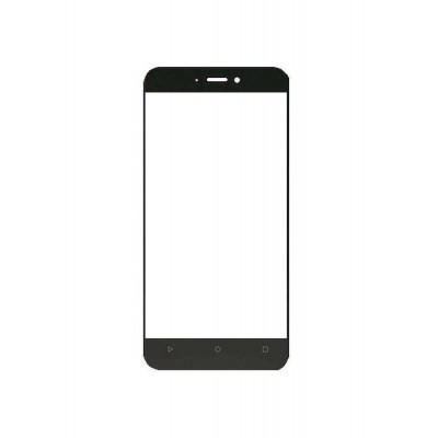 Replacement Front Glass For Sansui Horizon 2s Black By - Maxbhi.com