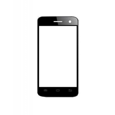 Replacement Front Glass For Sansui U40 Black By - Maxbhi.com