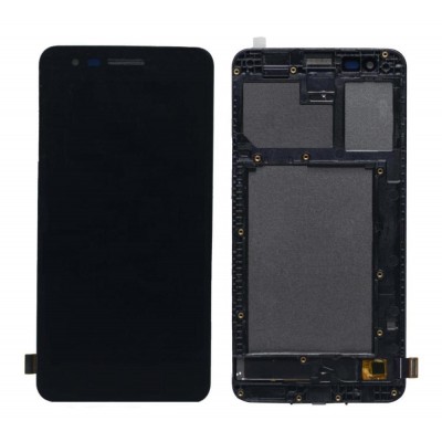 Lcd With Touch Screen For Lg K7i Black By - Maxbhi Com