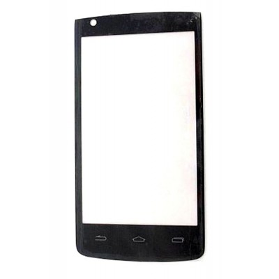 Replacement Front Glass For Alcatel Ot992d Black By - Maxbhi.com