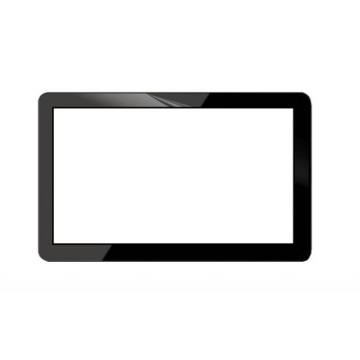 Replacement Front Glass For Coby Kyros Mid1042 Black By - Maxbhi.com