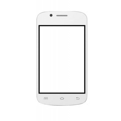 Replacement Front Glass For Maxx Msd7 3g Ax35 White By - Maxbhi.com
