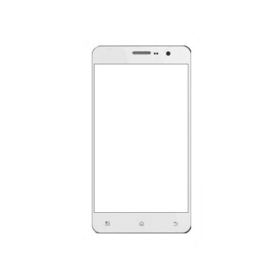 Replacement Front Glass For Maxx Msd7 3g Ax50 White By - Maxbhi.com