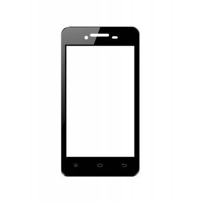 Replacement Front Glass For Zen Ultrafone 303 Power Plus Black By - Maxbhi.com