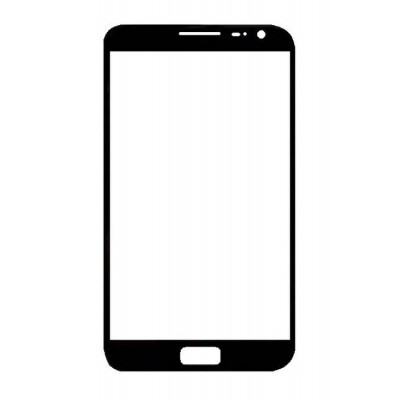 Replacement Front Glass For Zync Cloud Z5 Dual Core Black By - Maxbhi.com