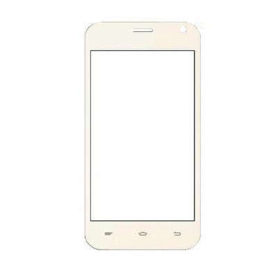 Replacement Front Glass For Hitech Air A4 Gold By - Maxbhi.com