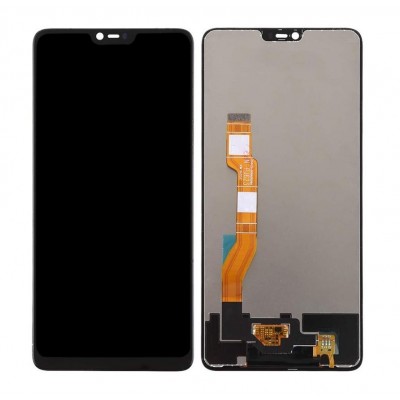 Lcd With Touch Screen For Oppo F7 Red By - Maxbhi Com