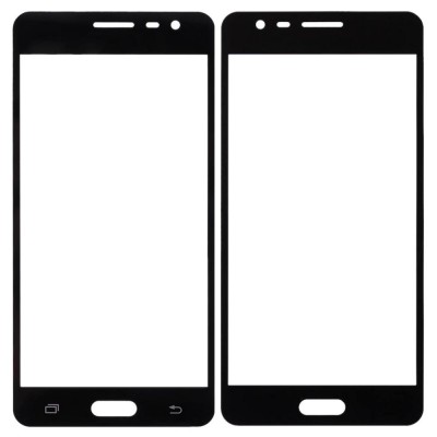 Replacement Front Glass For Samsung Galaxy J3 Pro Black By - Maxbhi Com
