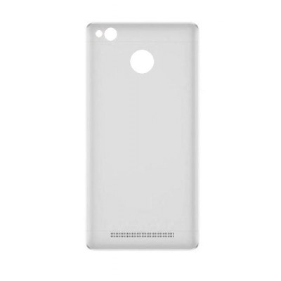 Back Panel Cover For Xiaomi Redmi 3x Silver - Maxbhi.com