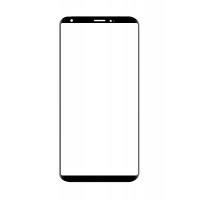 Replacement Front Glass For Lg V30s Thinq Black By - Maxbhi.com