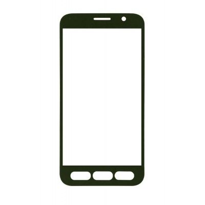 Replacement Front Glass For Samsung Galaxy S7 Active Green By - Maxbhi.com
