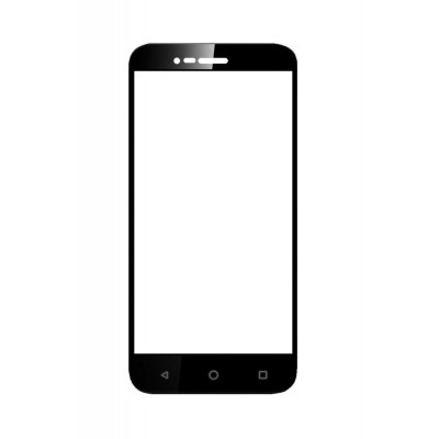 Replacement Front Glass For Vodafone Smart Prime 7 Black By - Maxbhi.com