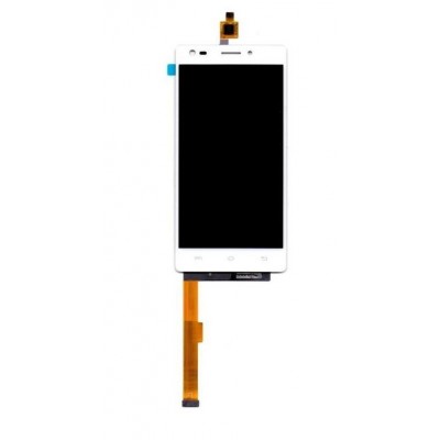 Lcd With Touch Screen For Lava V2 3gb White By - Maxbhi.com