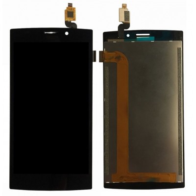 Lcd With Touch Screen For Philips S337 Black By - Maxbhi Com