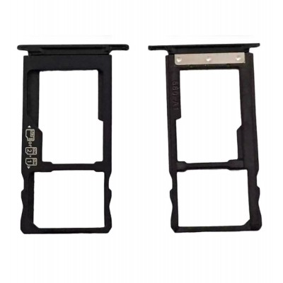 Sim Card Holder Tray For Bq Aquaris V Black - Maxbhi Com