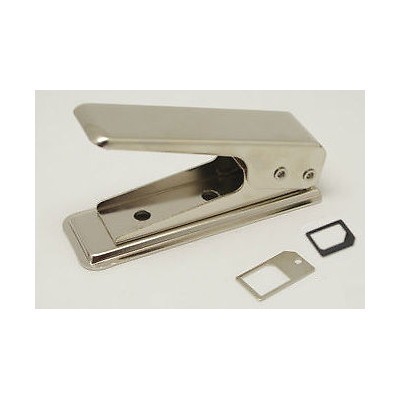 Dual Sim Cutter For Apple iPhone 5, 5G with Micro & Nano Sim Adaptor