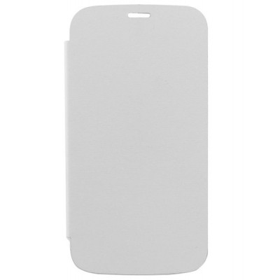 Flip Cover for Micromax A61 Bolt White