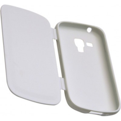 Flip Cover for Samsung Galaxy S Duos 2 S7582 White