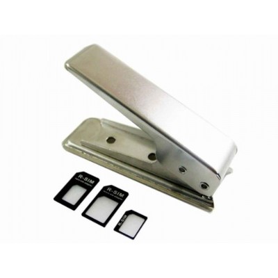 Nano Sim Cutter For Apple iPhone 5S With Nano To Micro,Micro to Regular Adaptor