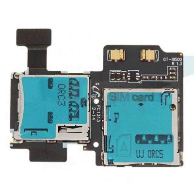 Sim Connector Flex Cable For Samsung Galaxy S4 i9500 With MMC Connector