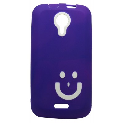 Smiley Back Case for Micromax Canvas HD A116