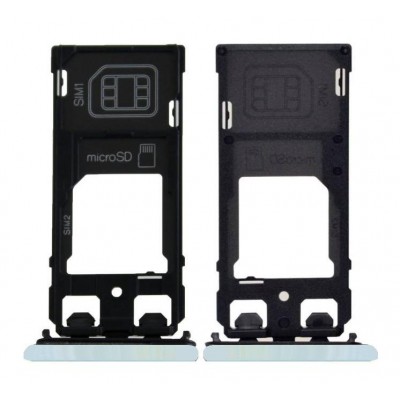 Sim Card Holder Tray For Sony Xperia Xz2 Compact White - Maxbhi Com