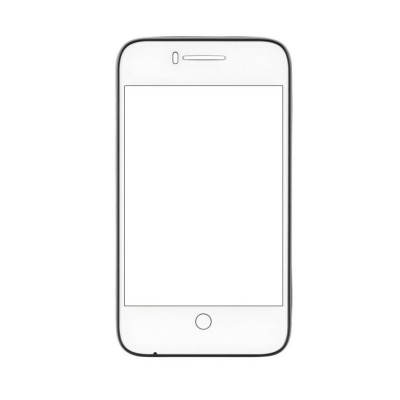 Replacement Front Glass For Alcatel One Touch Fire C White By - Maxbhi.com