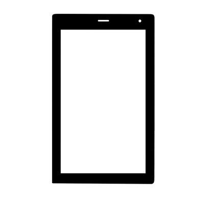 Replacement Front Glass For Prestigio Multipad Ranger 7.0 3g Black By - Maxbhi.com