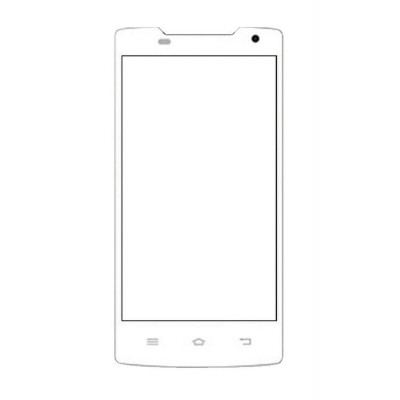 Replacement Front Glass For Chilli W03 White By - Maxbhi.com