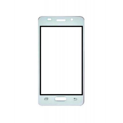 Replacement Front Glass For Microkey E12 White By - Maxbhi.com