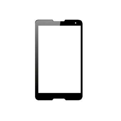 Replacement Front Glass For Tecno Phantom Pad Mini P9 White By - Maxbhi.com