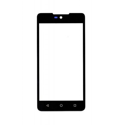 Replacement Front Glass For Wiko Rainbow Lite 4g Black By - Maxbhi.com