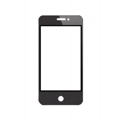 Replacement Front Glass For Rage Trendy Black By - Maxbhi.com